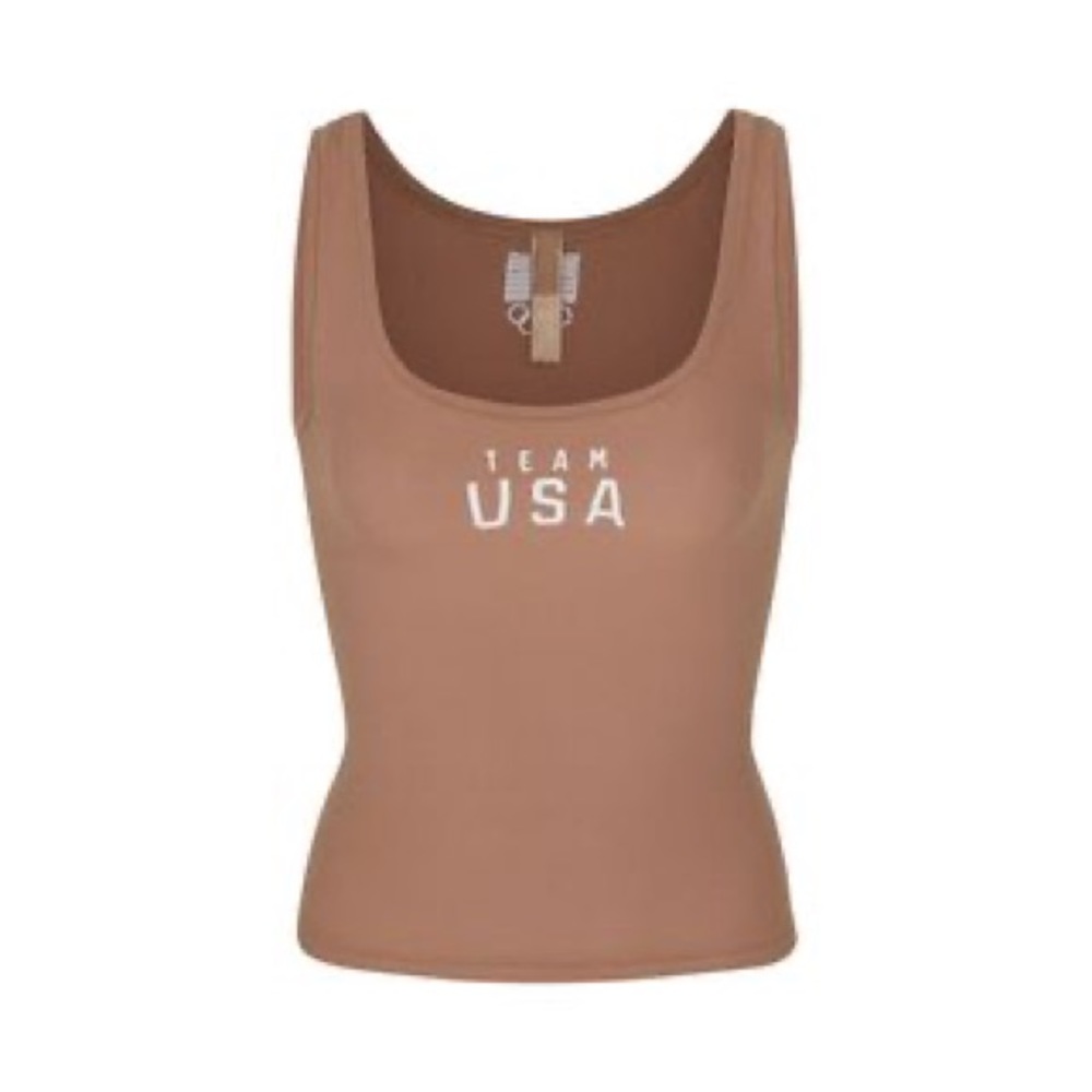 NWOT - SKIMS Olympic Capsule Rib Scoop Tank